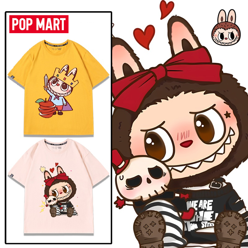 POP MART 新品 2025 LABUBU T卹 休閒短袖